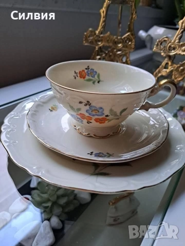 Винтидж сет за чай/кафе , снимка 3 - Антикварни и старинни предмети - 52678073