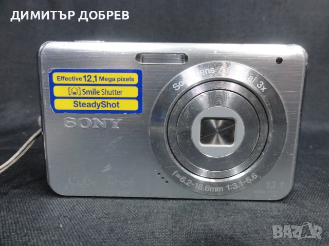 ЦИФРОВ ФОТОАПАРАТ SONY CYBER-SHOT DSC-W190 12.1MP DIGITAL CAMERA, снимка 3 - Фотоапарати - 53725657