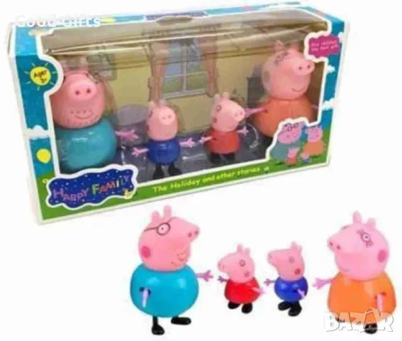 Комплект фигурки Пепа Пиг Peppa Pig Фигурка подходящи и за торта, снимка 1 - Фигурки - 47284324