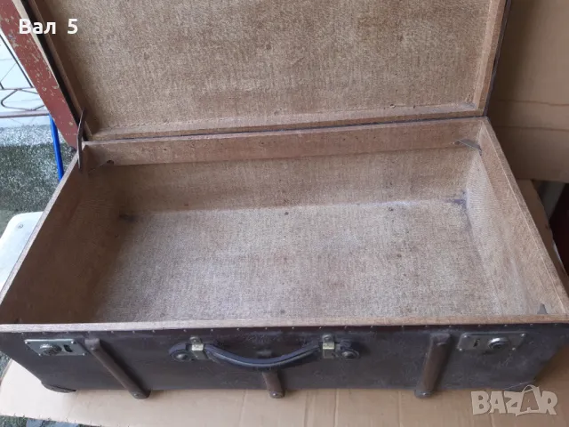 Стар голям красив куфар ТУРИСТЪ - Царство България, снимка 8 - Антикварни и старинни предмети - 50053767