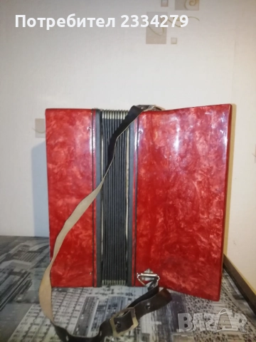 Стар децки акордеон ,,Кьiжачок" сделано в USSR, снимка 3 - Акордеони - 52928990