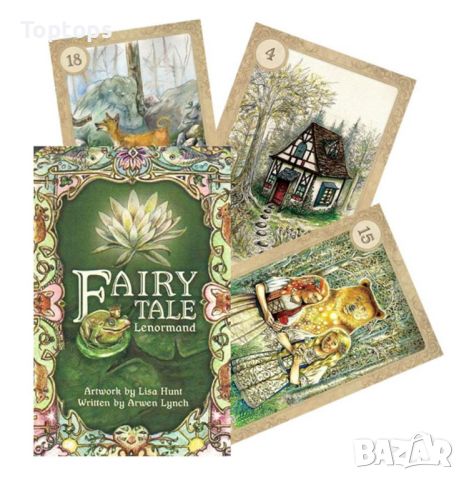 Ленорман карти:Tanis Lenormand & Pagan Lenormand & Fairytale Lenormand, снимка 3 - Карти за игра - 45283447
