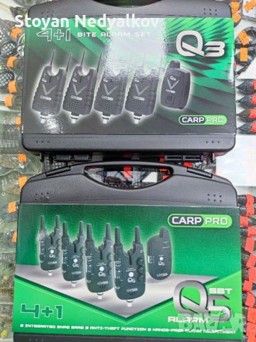 Сигнализатори Carp Pro Q3 3+1 и 4+1//Q5 3+1 и 4+1, снимка 3 - Такъми - 45985521