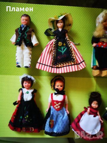 Малки стари фолклорни кукли , снимка 3 - Колекции - 46413187