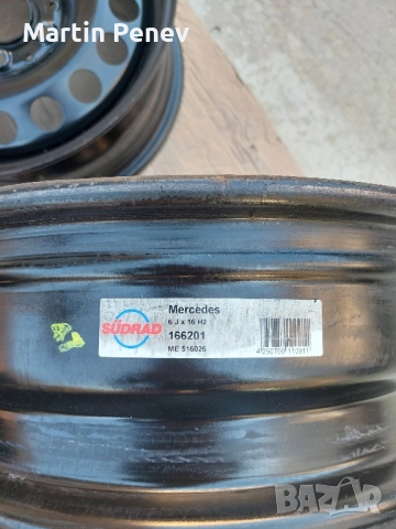 джанти за Mercedes 16", снимка 2 - Гуми и джанти - 52636189