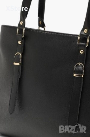 Дамска стилна чанта с двойна катарама 43/30см, снимка 3 - Чанти - 52582947
