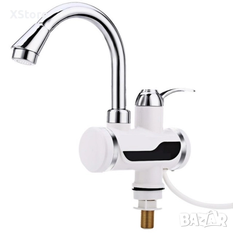 Смесител за вода с нагревател за мигновено загряване 3000W - ИЗБОР НА Вариант: За плот или За стена, снимка 2 - Бойлери - 52588175