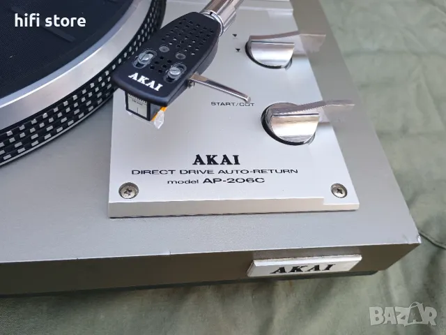  AKAI model AP-206C Direct Drive Auto-Return , снимка 4 - Грамофони - 49142966