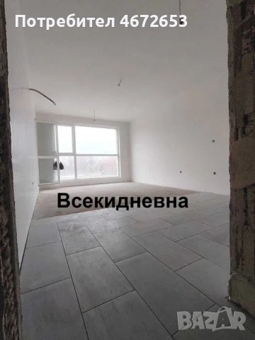 one-bedroom apartment with a finished bathroom and flooring., снимка 4 - Апартаменти - 52837352