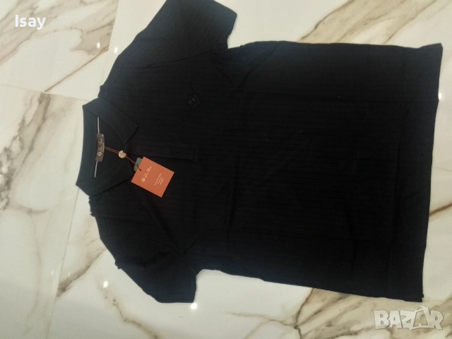 Мъжка тениска ЛОРО ПИАНА в черен цвят , снимка 10 - Тениски - 53169536