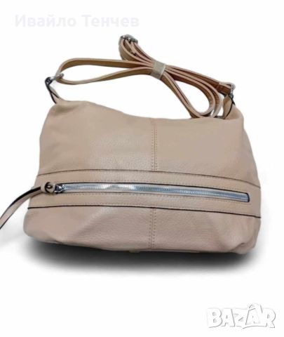 Мека дамска чанта за през рамо, снимка 3 - Чанти - 46403604