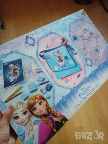 Креативен комплект с чанта 3в1 Frozen Нов, снимка 2 - Други - 47684934