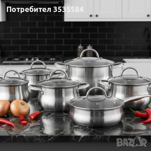 комплект съдове за готвене