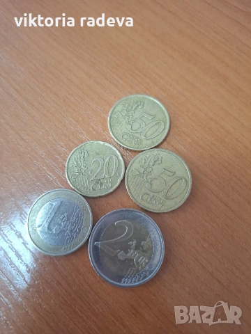 монети евро, снимка 3 - Антикварни и старинни предмети - 53795727