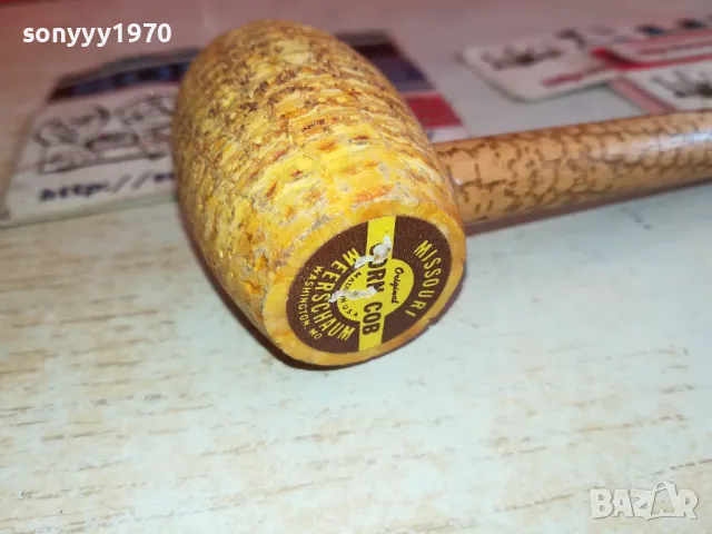 USA-ORIGINAL CORN COB-MADE IN USA-МАРКОВА ЛУЛА ВНОС ШВЕЙЦАРИЯ, снимка 15 - Лули - 48690831