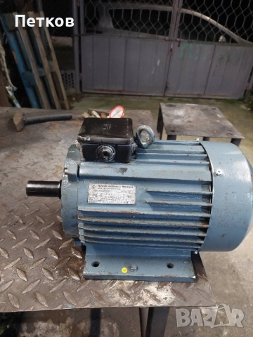 Български трифазен електро двигател 4kw,след основен ремонт, 2г гаранция , снимка 3 - Електродвигатели - 52483863