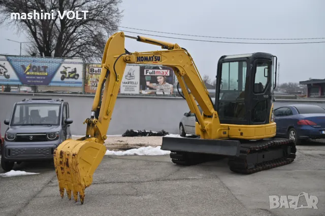 Багер KOMATSU PC55 MR, 5.5 тона, 2019г., снимка 1 - Индустриална техника - 49282266