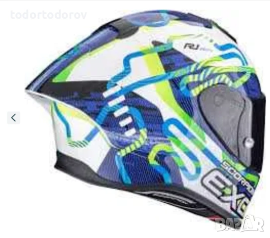 Мото Каска SCORPION EXO-R1 EVO 2 AIR Cornering Gree/Blue 2026 860.37 лв. / 439.90 €, снимка 5 - Аксесоари и консумативи - 54150174