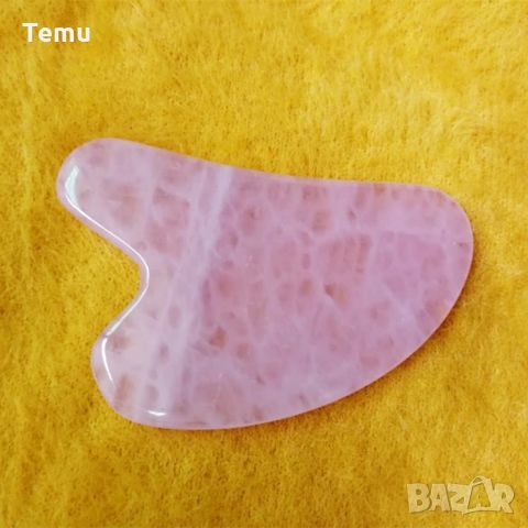 Розов нефритен камък скрепер за лице във формата на сърце за лице TV612, снимка 6 - Масажори - 46373867