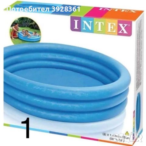 Детски надуваем басейн Intex, снимка 2 - Басейни и аксесоари - 45241589
