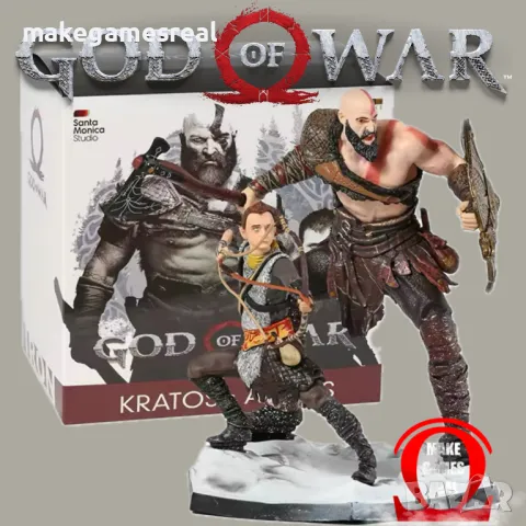 Екшън фигура God of War - Kratos & Atreus, снимка 1 - Аксесоари - 49455876