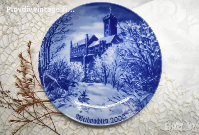 Декоративни чинии Lichte Porcelain, Германия, снимка 7 - Други ценни предмети - 47123088