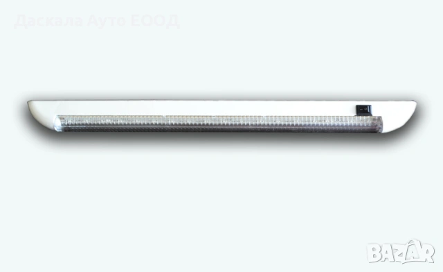 1бр. интериорна LED Лед лампа плафон с 18 диода, ключ вкл/изкл, 12-24V , ОРАНЖЕВА, снимка 3 - Части - 53716851