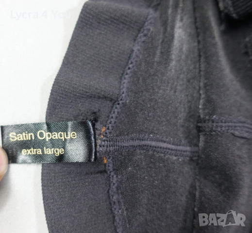 Wolford Satin Opaque M/L графитено сив лъскав чорапогащник, снимка 6 - Бельо - 53156243