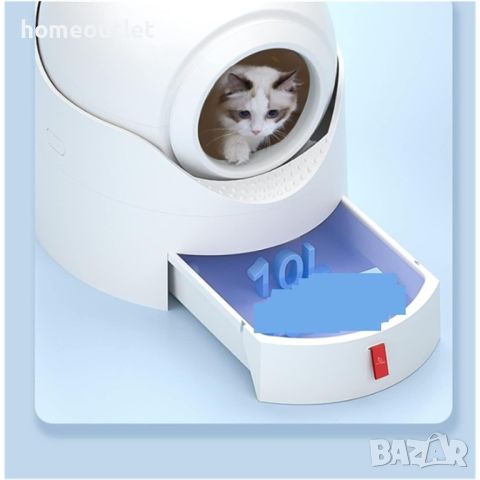 Котешка тоалетна, самопочистваща, LITTER BOX WOOF-2022, снимка 4 - За котки - 46510698