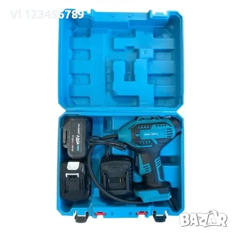 Акумулаторен Компресор за гуми KraftRoyal 36V-8Ah. С 2 батерий. 11 атм., снимка 3 - Аксесоари и консумативи - 53833765