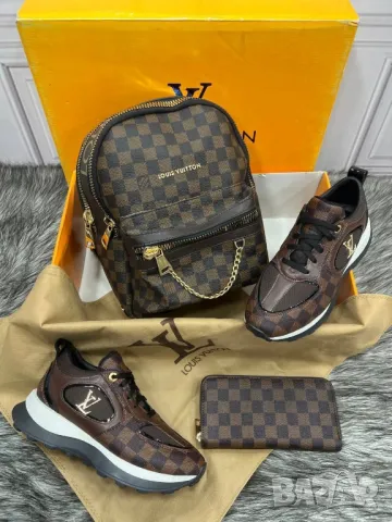 дамски маратонки, чанта / раница и портмоне louis vuitton , снимка 14 - Чанти - 46877778