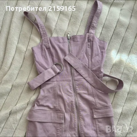 Лилава рокля H&M, снимка 9 - Рокли - 47222849