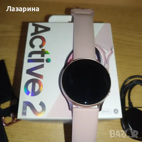 Samsung Galaxy Watch Active2 SM-R830N Pink Gold, снимка 3 - Смарт гривни - 46881927