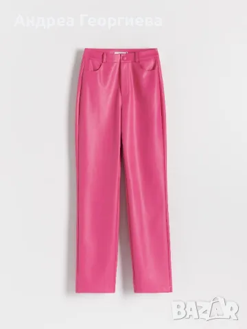 Кожен панталон Reserved, снимка 5 - Панталони - 49894174