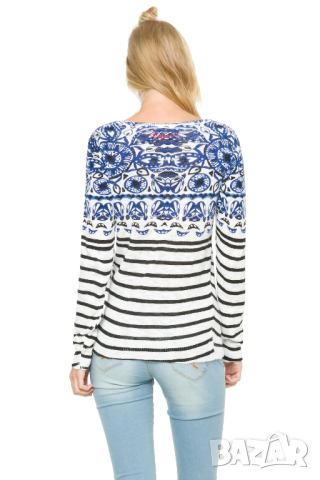 Desigual дамска блуза с дълъг ръкав М/Л, снимка 4 - Блузи с дълъг ръкав и пуловери - 45046545
