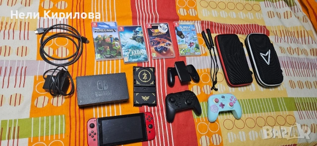 Nintendo Swich с аксесоари и игри