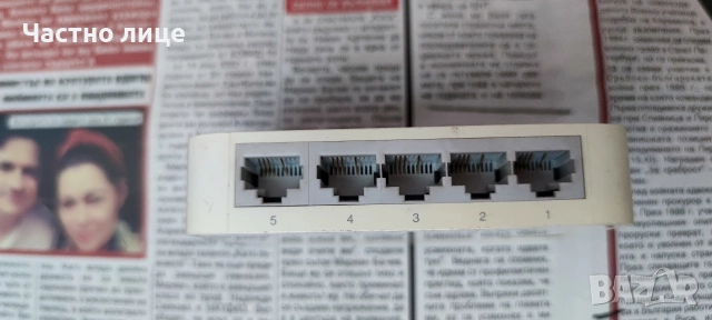 Суич 5 портов, снимка 3 - Суичове - 52615900