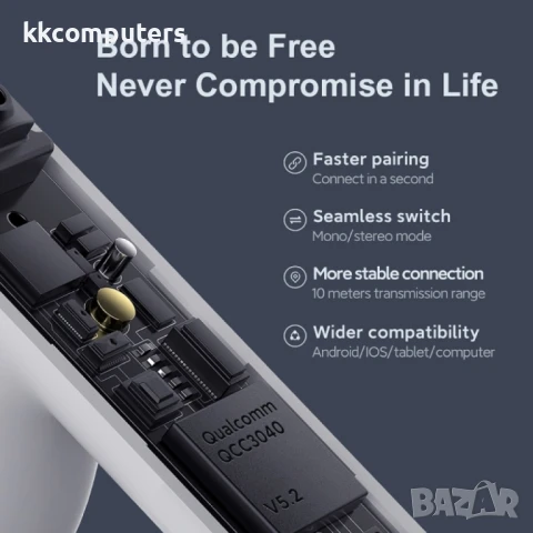 Xiaomi Youpin Haylou Moripods T33 Bluetooth 5.2 Слушалки, снимка 6 - Bluetooth слушалки - 50573441