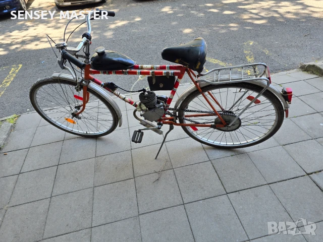 ЧЕРЕН ПЕТЪК!!!    Колело Хенкел с монтиран двигател