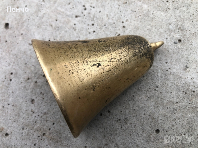 стар бронзов чан /звънец, хлопка/ , снимка 5 - Антикварни и старинни предмети - 44304740