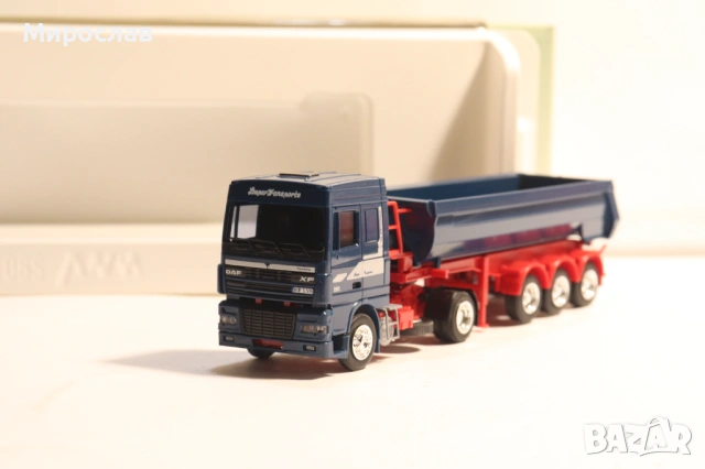 AWM H0 1/87 DAF XF САМОСВАЛ KАМИОН МОДЕЛ TIR ГОНДОЛА, снимка 10 - Колекции - 53732346