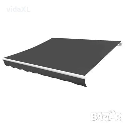 vidaXL Платно за тента, антрацит, 300x250 см(SKU:143708), снимка 2 - Градински мебели, декорация  - 49584901