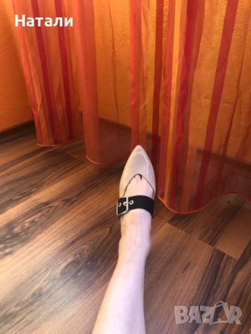 страхотни пантофки Зара, снимка 3 - Дамски ежедневни обувки - 45034571