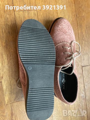 Обувки от Англия естествен велур, снимка 3 - Дамски ежедневни обувки - 46305951
