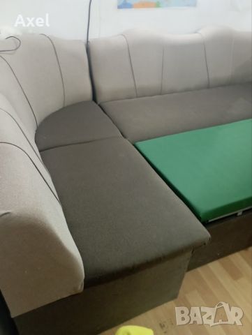 Разтегателен ъглов диван, снимка 7 - Дивани и мека мебел - 46280845