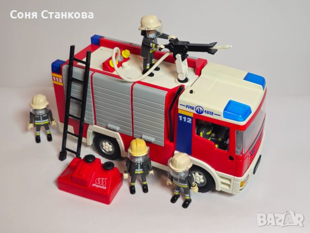 Playmobil - Пожарна кола, снимка 1 - Образователни игри - 46055834