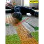 Сгъваемо детско килимче за игра, топлоизолиращо 180x200x1cm - Жираф и Писта с Влакчета - КОД 4133, снимка 11
