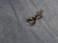 СТАРА СРЕБЪРНА КАРАБИНКА ЗАКОПЧАЛКА За КОЛИЕ ЛАНЕЦ ВЕРИЖКА ГРИВНА СРЕБРО 835 ПРОБА 40212, снимка 8