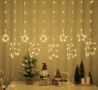 LED лампички и тип завеса в различен цветове с различни фигурки, снимка 2