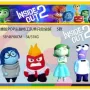 6 бр Отвътре навън inside out пластмасови фигурки играчки за игра и украса торта топери, снимка 4